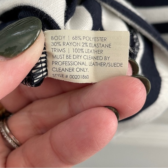 Club Monaco Blue and White Sheath Mini Dress - Picture 12 of 13